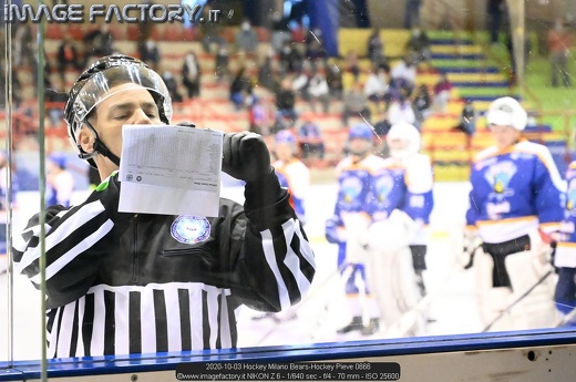 2020-10-03 Hockey Milano Bears-Hockey Pieve 0666